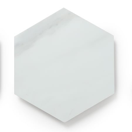 Lucida Surfaces LUCIDA SURFACES, MosaiCore Blanco Ibiza Hexagon 8.8 in. x10.375 in. 3mm 28MIL Glue Down Luxury Vinyl Tiles , 25PK SC-4156